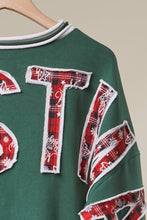 Hunter Green Christmas Back Lettering Sweatshirt