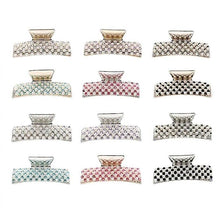 Rectangle Multi Pearls Deco Claw Clip