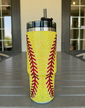 20 Oz. Crystal SOFTBALL "Blinged Out" Tumbler: 20 Oz.