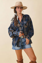 8376EN Kambrie Plaid Flannel Shirt: Red / Contemporary / M
