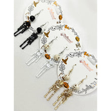 Halloween Skull Theme Skeleton Earring Set: MIX COLOR / ONE(12)