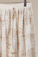 Ivory Heirloom Garden Embroidered Mello Maxi Skirt