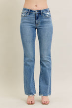 Medium Mr Vintage Wash Boot Cut w/ Destroy Hem Judy Blue Jeans
