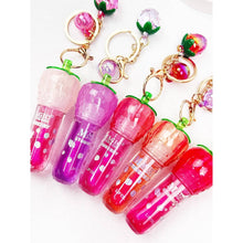 Strawberry Charm Keychain Lip Gloss Set: PINK MULTI / ONE(12)