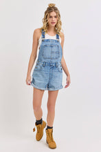 High Rise Denim Cello Shortalls
