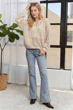 Oatmeal Long Sleeve Hoodie