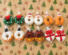 Christmas Donut PU Squishy Fidget Toy for Stress Relief