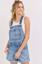 High Rise Denim Cello Shortalls