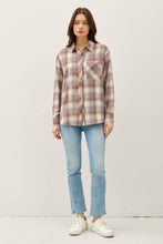 Mocha Cambell Plaid Boxy Shirt