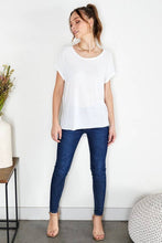 Grey Short Dolman Sleeve Light Weight Venti Top