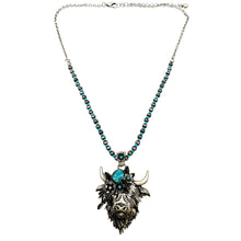 Sheep Farm Animal Western Navajo Turquoise Beads Necklace: