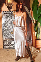 Metallic Silky Bias Cut Solid Cami Bucketlist Top