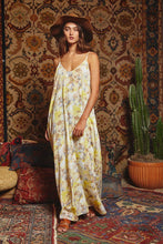 Yellow Multi Tie Dye Flowing Maxi Slip Bucketlist Dress