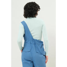 Mint Textured High-Neck Fitted Top