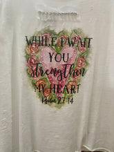 Strengthen My Heart Tattered Rare Bird Shirt