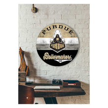 20x20 Retro Circle Purdue Boilermakers