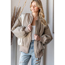 Mocha Patchwork Lightweight Quilted Winter Oli+Hali Jacket