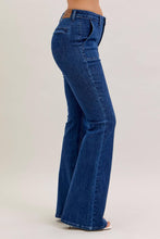 Dark High Waist Flare With Patch Pockets Judy Blue Jeans