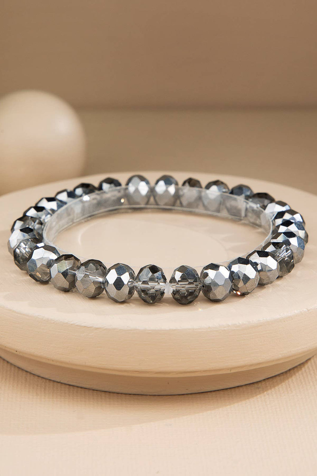 Starlight Sparkle Glass Beaded Bracelet