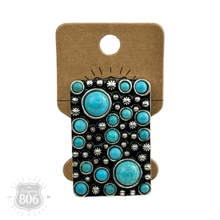 AB Western burnished rectangle ring