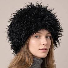 Ivory Fluffy Curly Hair Winter Statement Hat
