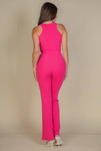 Ribbed Cropped Top and Bootcut Pants Sets: Black / L