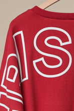 Red Merry Christmas 3D Letter Sweatshirt