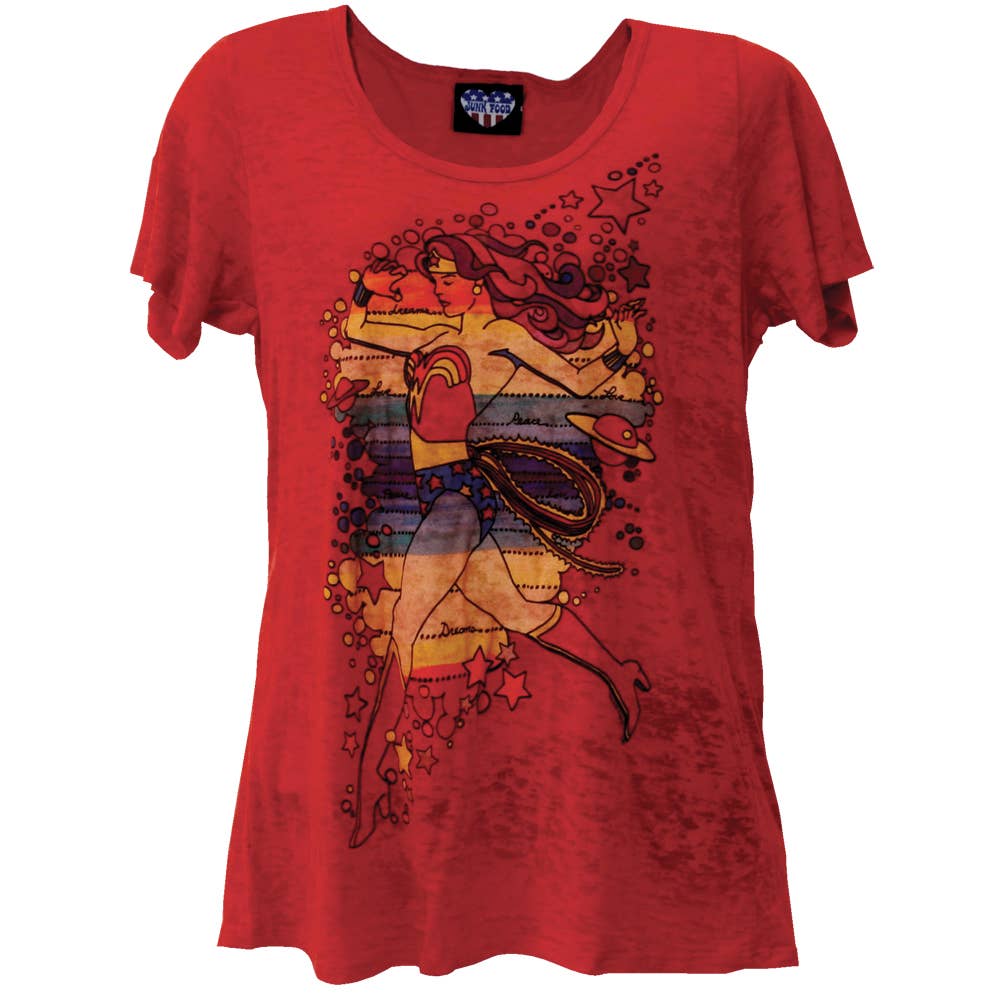 Wonder Woman - Stars Women's Juniors T Shirt: SM