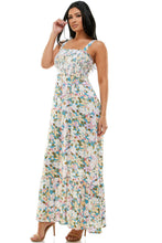 Meadow Bloom Sleevless Floral Maxi Dress
