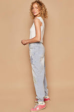 Denim Patches detail denim jogger POL pants