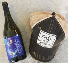 Corks Are For Quitters Distressed Trucker Hat Baseball Cap
