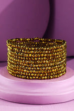 Grey 10 Piece Beaded Stackable Boho Bracelet