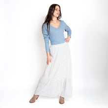 Maxi Skirt Solange Embroidered Eyelet Paneled