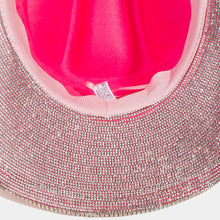 Rhinestone Stars Studded Cowboy Hat: Fuchsia