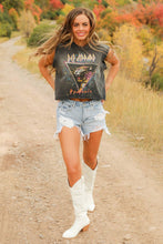 Def Leppard Hysteria: Sunk Kissed Wash with distressed edges