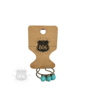Oval stone ring: Clear