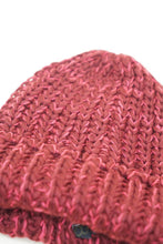 Burgundy Slouchy Knit Beanie
