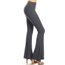 Buttery Soft High Waist Palazzo Pants: Charcoal