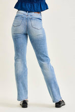 Medium High Waist Tummy Control Contrast Wash Straight Judy Blue Jeans