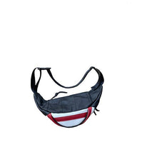 American flag cowhide leather fanny pack