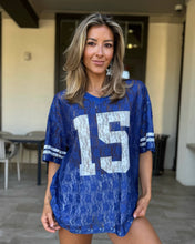 Blue Lace "It's Game Time" Jersey