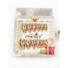 Christmas Press On Nail Set: MIX COLOR / ONE(12)