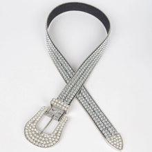 Clear Rhinestone Western Style Belt