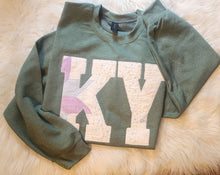 Personalized State Quilted Sweatshirt, Indiana Quilt