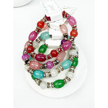 Mix Beads Adjustable Stretch Bracelet: MIX COLOR / ONE(12)