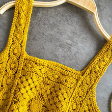 Black Crosa - Handmade Vintage Crochet Design Camisole