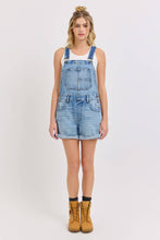 High Rise Denim Cello Shortalls