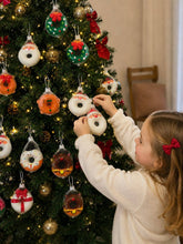 Christmas Donut PU Squishy Fidget Toy for Stress Relief
