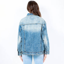 Blue Wash Oversized Denim Jacket