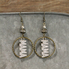 Amazing Mama Sparkling Dangle Drop Earrings